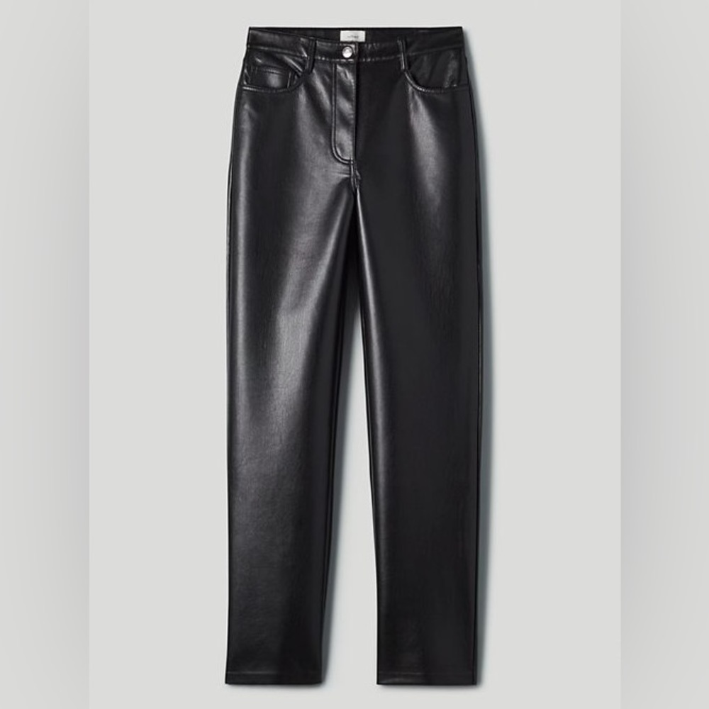 NWOT Aritzia Wilfred Melina Vegan Leather Pants